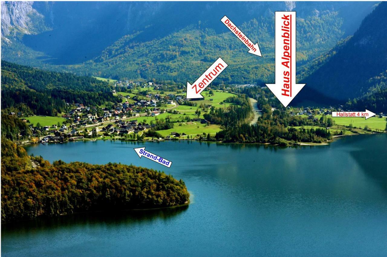Haus Alpenblick Apartment Obertraun Luaran gambar